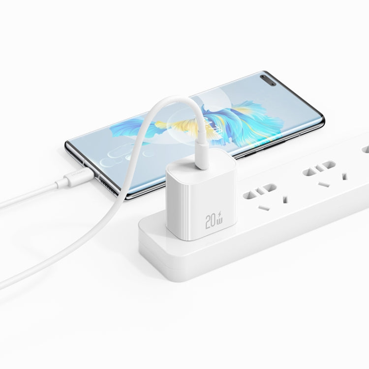 USAMS CC228 20W Fast Charging Charger Set, USB-C / Type-C to USB-C / Type-C, USB-C / Type-C to 8 Pin